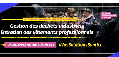 Réunion d'Information Publique | Le ministère des Armées et des Anciens combattants ouvre ses futurs marchés aux entreprises