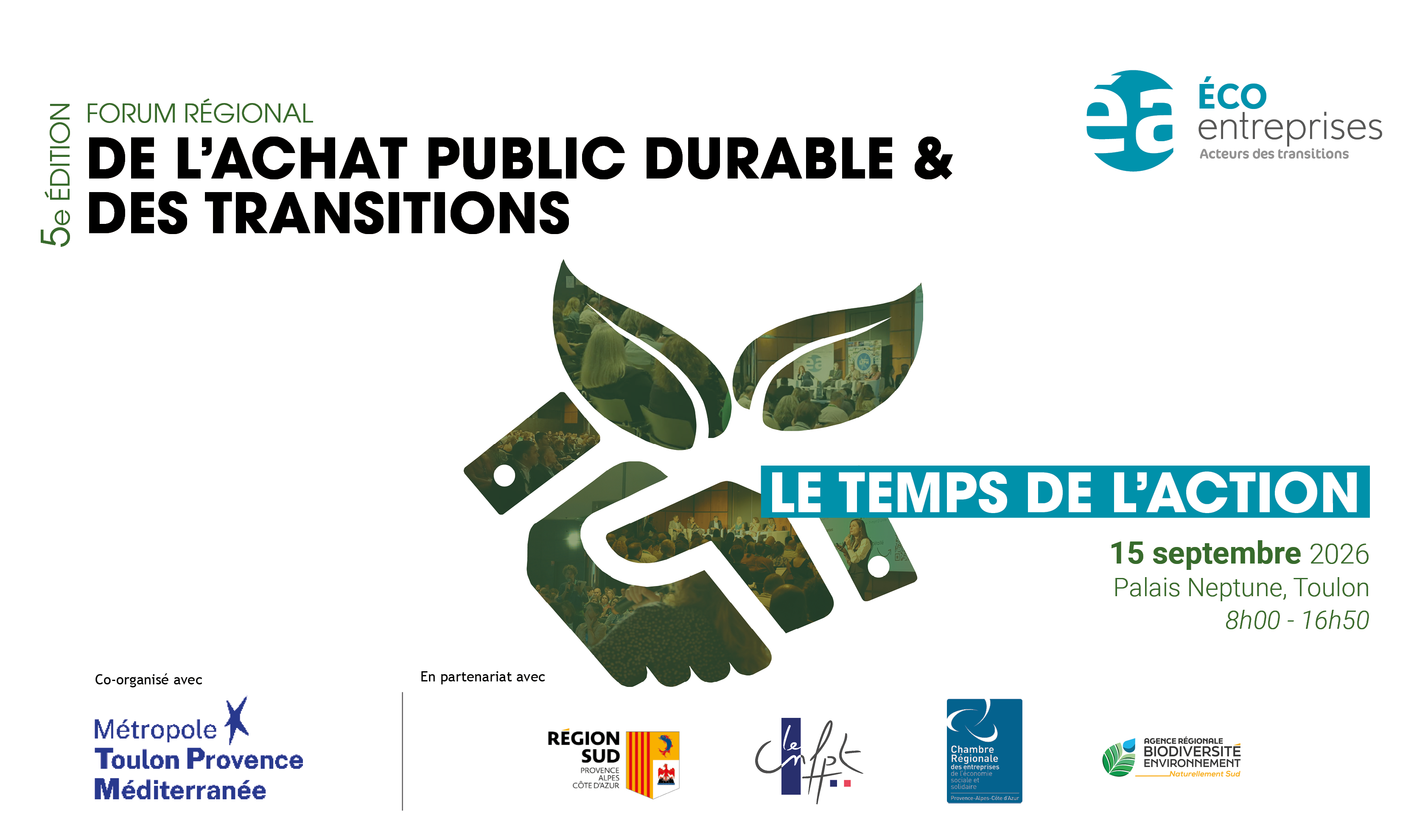 La CRESS PACA, partenaire de la 5ᵉ édition du Forum Régional de l’Achat Public Durable et des Transitions à Toulon