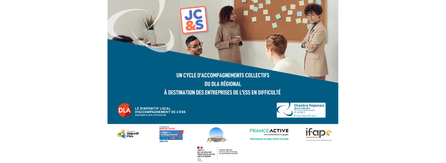 Soutien aux entreprises de l’ESS en difficulté : lancement d’un programme d’accompagnements collectifs DLA en région Provence-Alpes-Côte d’Azur
