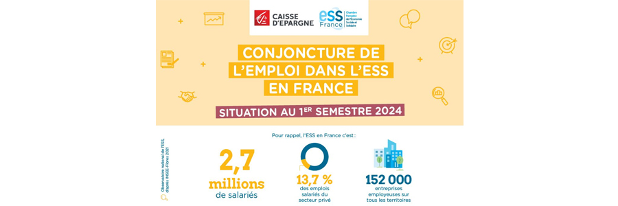 Conjoncture de l’ESS premier semestre 2024 | ESS France